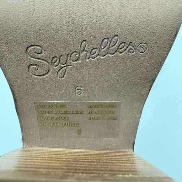 NEW Seychelles Sweet Escape Tan Leather Pull On Block Heel Square Toe Boots - Picture 13 of 14